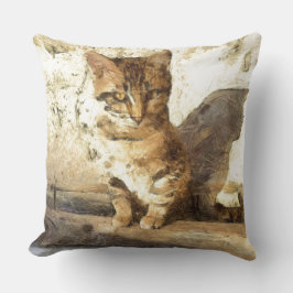 Alle katten zijn zwart in de donkere potloodzak kussen