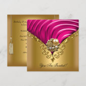 Alle keren Elegant Roze Gold Kaart (Voorkant / Achterkant)