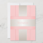 Alle keren Pastel Roze Silver White Kaart (Voorkant)