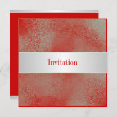 Alle keren Red Silver White Dust Kaart (Voorkant / Achterkant)