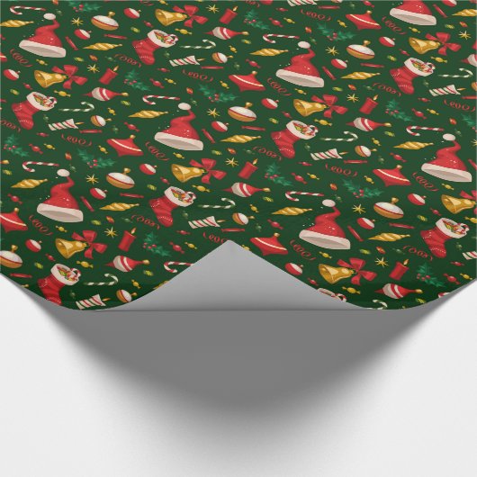 Alle kerst cadeaupapier (Hoek)