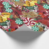 Alle kerst cadeaupapier (Hoek)