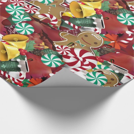 Alle kerst cadeaupapier (Hoek)