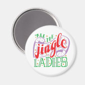 Alle kerst van de Jingle-dames | Magneet (Voorkant / Achterkant)