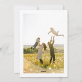 Alle kerst voelt trendy script foto Lijst Feestdagenkaart (Achterkant)