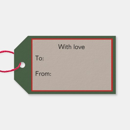 Alle kerstcadeautjes cadeaulabel (Achterkant Horizontaal)