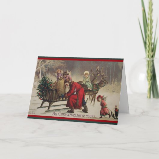 Alle kerstcadeautjes feestdagen kaart (Voorkant)