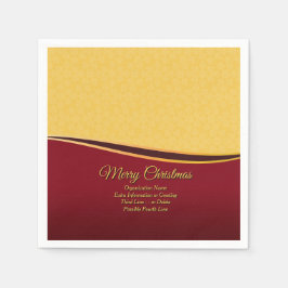 ALLE kerstcocktail voor tekstorganisaties wijzigen Servet