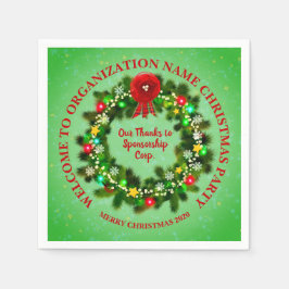 ALLE kerstcocktail voor tekstorganisaties wijzigen Servet