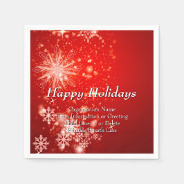 ALLE kerstcocktail voor tekstorganisaties wijzigen Servet