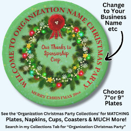 ALLE kerstfeestdagen voor de organisatie van tekst Papieren Bordje