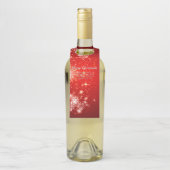 ALLE kerstfeestdagen voor tekstorganisaties wijzig Flessenhanger (Op fles)