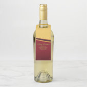 ALLE kerstfeestdagen voor tekstorganisaties wijzig Flessenhanger (Op fles)