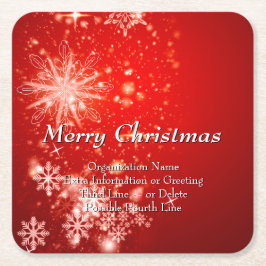 ALLE kerstfeestdagen voor tekstorganisaties wijzig Kartonnen Onderzetters