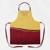 ALLE kerstfeestdagen voor tekstorganisaties wijzig Schort (Voorkant)