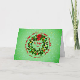 Alle kerstfeestkaarten voor tekstorganisaties wijz kaart