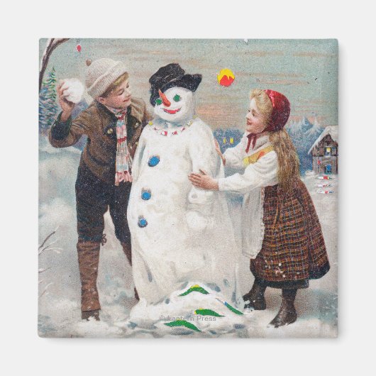 Alle kerstfeestvreugde magneet (Voorkant)