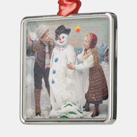 Alle kerstfeestvreugde metalen ornament (Links)