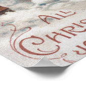 Alle kerstfeestvreugde poster (Hoek)