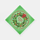 ALLE kerstlunch van de tekstorganisatie wijzigen Servet (Hoek)