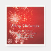 ALLE kerstlunch van de tekstorganisatie wijzigen Servet (Voorkant)