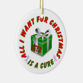 Alle kerstversieringen met het lint van het blader keramisch ornament (Rechts)