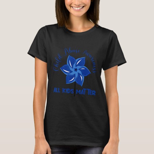 Alle Kinder materialen Kindmisbruikdetectie T-shirt (Voorkant)