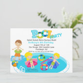 Alle Kinder uitnodiging tot geboorte (Staand voorkant)