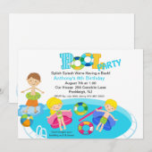 Alle Kinder uitnodiging tot geboorte (Voorkant / Achterkant)