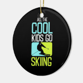 Alle Kinderen gaan naar het kiemen Keramisch Ornament (Links)