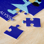 Alle kinderen hebben liefde nodig: DarK Blue Legpuzzel (Zijkant)