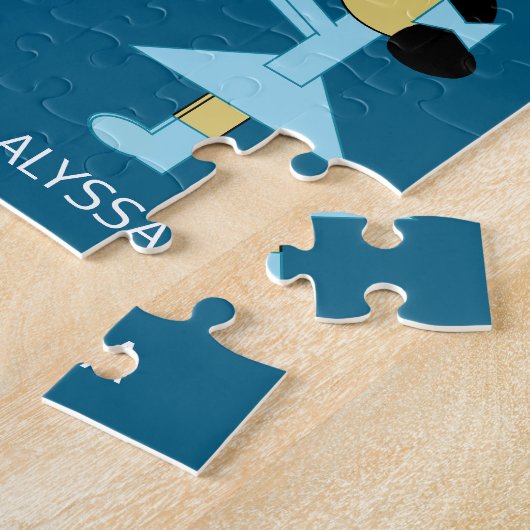 Alle kinderen hebben liefde nodig: Deep Zee Blue Legpuzzel (Zijkant)