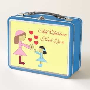 Alle kinderen hebben liefde nodig: geel en blauw
