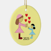 Alle kinderen hebben liefde nodig keramisch ornament (Rechts)