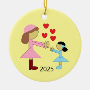 Alle kinderen hebben liefde nodig keramisch ornament