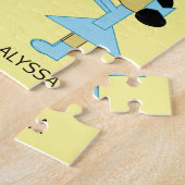 Alle kinderen hebben liefde nodig: lichtgeel legpuzzel (Zijkant)