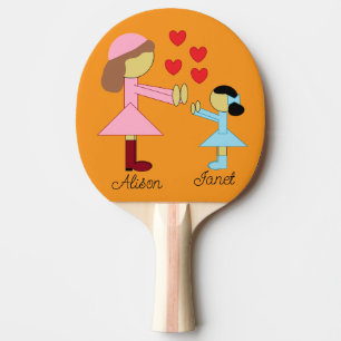 Alle kinderen hebben liefde nodig: Sinaasappel Tafeltennisbatje