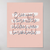 Alle kinderen kregen ooit thuisonderwijs poster (Voorkant)