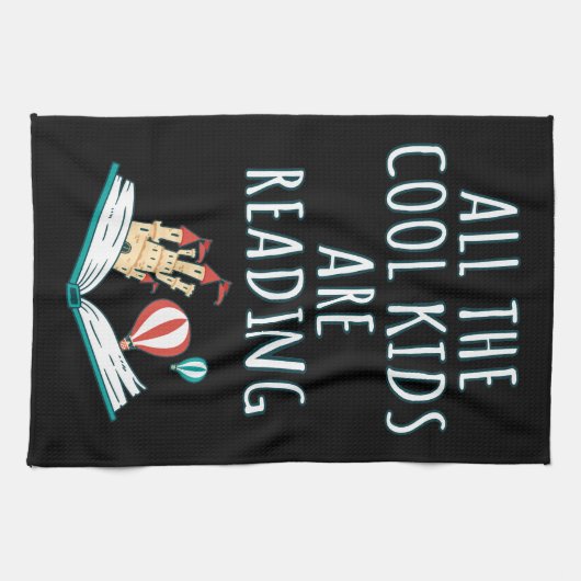 Alle Kinderen lezen de keukenhanddoek II (Horizontaal)