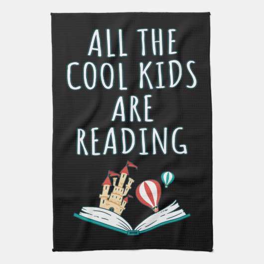 Alle Kinderen lezen de keukenhanddoek II (Verticaal)