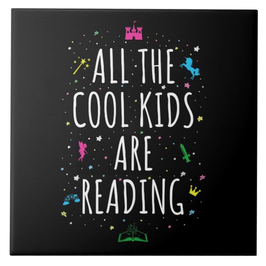 Alle Kinderen lezen ik Tegeltje (Voorkant)