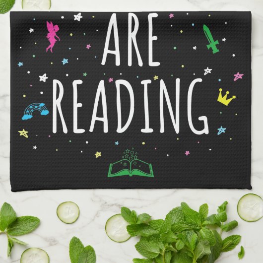 Alle Kinderen lezen ik Theedoek (Gevouwen)