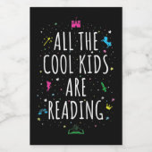 Alle Kinderen lezen ik Voedselcontainer Etiket (Enkel label)