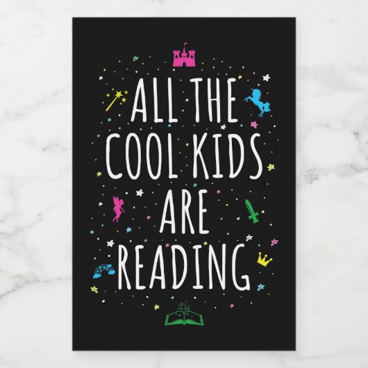 Alle Kinderen lezen ik Voedselcontainer Etiket (Enkel label)