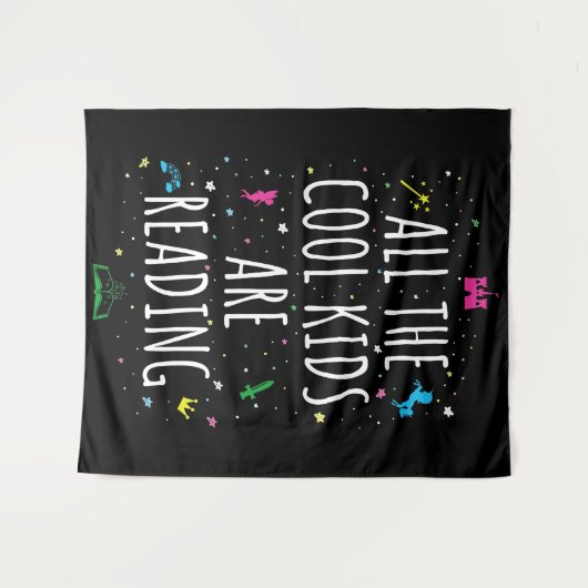 Alle Kinderen lezen ik Wandkleed (Voorkant (horizontaal))