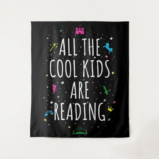 Alle Kinderen lezen ik Wandkleed (Voorkant)