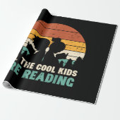 Alle Kinderen lezen Retro lezen Boeken Lover Boys  Cadeaupapier (Uitgerold)