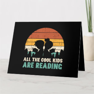 Alle Kinderen lezen Retro lezen Boeken Lover Boys Kaart