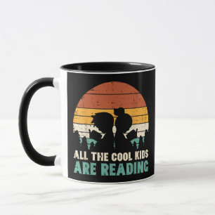 Alle Kinderen lezen Retro lezen Boeken Lover Boys Mok