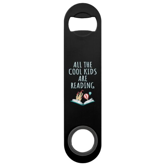 Alle Kinderen van de Koel lezen II-streepjescode Speed Flessenopener (Voorkant)